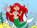 Jeu Mermaid Aquarium Coloring Game