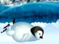 Jeu Flying penguins on snow globe