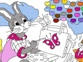 Jeu Coloring rabbits
