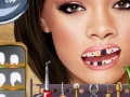 Jeu Rihanna at the dentist