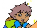 Game Go Diego go online coloring game