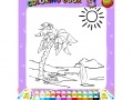 Game Dolphin in the sea coloring