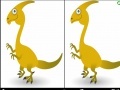 Jeu Dinosaur Goofs spot the difference