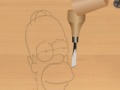 Game Wood carving Simpson