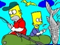 Game Bart And Homer to Fishing