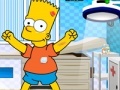 Jeu Bart Simpson at the doctor