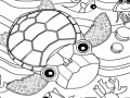 Jeu Rosy Coloring: Turtle and Friends