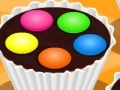 Jeu Muffins smarties on the top