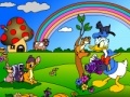 Jeu Donald Duck. Online Coloring Page