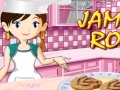 Jeu Sara's cooking class jam roly poly