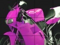 Jeu Pink Fast Motorbike Slide Puzzle