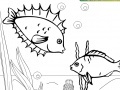 Jeu Kid's coloring: Little fishes