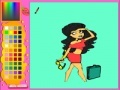 Jeu Alone holiday coloring