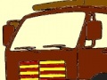 Jeu Big transport truck coloring