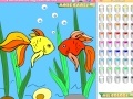 Jeu Kid's coloring: Goldfish