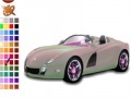 Jeu Pink Drophead Car Coloring
