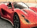 Jeu Red racing car puzzle