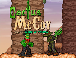 Jeu Cactus McCoy et la malédiction d'épines. Partie 1.