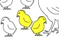 Jeu Chicken Family: Coloring