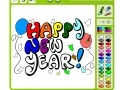 Jeu Happy New Year Coloring
