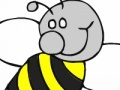 Jeu Cute bee coloring game