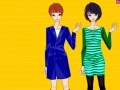 Jeu Twin Wearing Coat