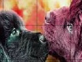 Jeu Lovely dog couple slide puzzle