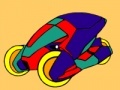 Jeu Space car coloring