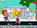 Jeu In a Hurry to School: Coloring