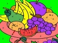 Jeu Fruit On A Plate: Coloring