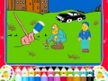 Jeu Farmer and child coloring