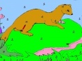 Jeu Tired beaver coloring