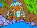 Jeu Fisherman and mountain home coloring