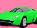 Jeu Superb Green Car: Coloring