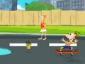 Game Phineas and Ferb: Super skateboard