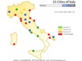 Jeu 25 cities of Italy