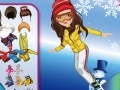 Jeu Shining Girl Skiing Dress Up