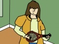 Jeu Tennis Racket Guitarist