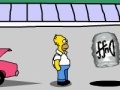 Jeu The Simpsons In Homers Beer Run