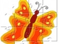 Jeu Yellow And Orange Butterfly Jigsaw