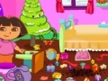 Jeu Dora Christmas Room Clean