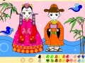 Jeu Japanese Girl Coloring