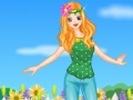 Jeu Showy flowers girl