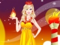 Jeu Barbie Fire Princess Dress Up