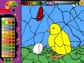 Jeu Chick And egg coloring