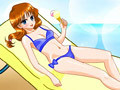 Jeu Sunbath at Beach