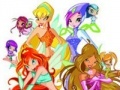 Jeu Great puzzle with Winx