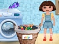 Jeu Dora Washing Clothes