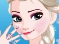 Jeu Queen Elsa nail design