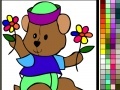 Jeu Coloring bear cub